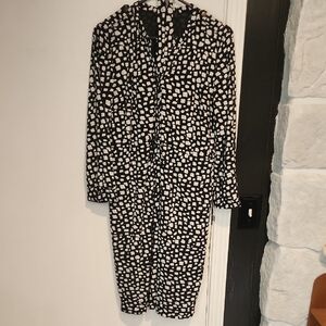 The Limited Black and White Geometric Dress